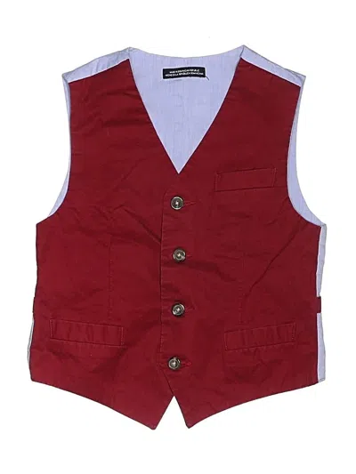 Pre-owned Nautica Kids' Vest In Burgundy
