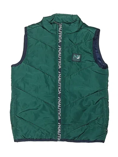 Pre-owned Nautica Kids' Vest In Green