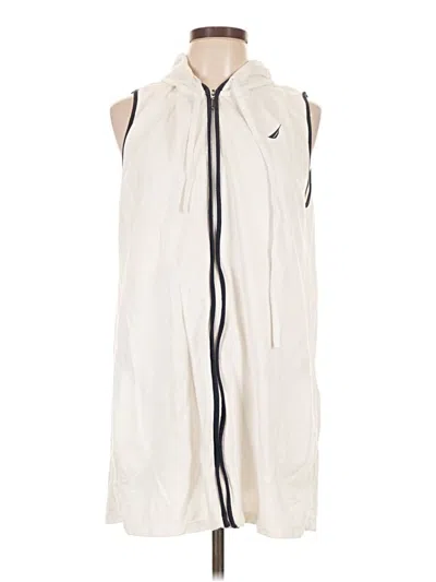 Pre-owned Nautica Vest In Ivory