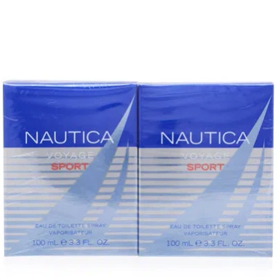 Nautica Voyage Sport Duo Gift Set For Men In Blue