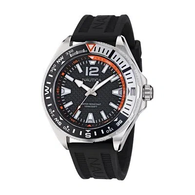 Pre-owned Nautica Watch  Napcwf304 Clearwater Beach Man 48mm Stainless Steel