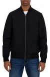 Nautica Water Resistant Flight Jacket In Black