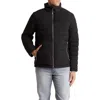 Nautica Water Resistant Reversible Puffer Jacket In Black