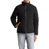 Nautica Water Resistant Reversible Puffer Jacket In Black/grey