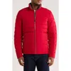 Nautica Water Resistant Reversible Puffer Jacket In Red