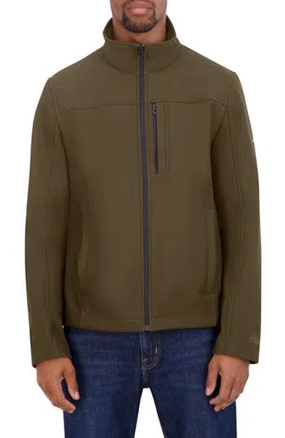 Nautica Water Resistant Softshell Jacket In Green