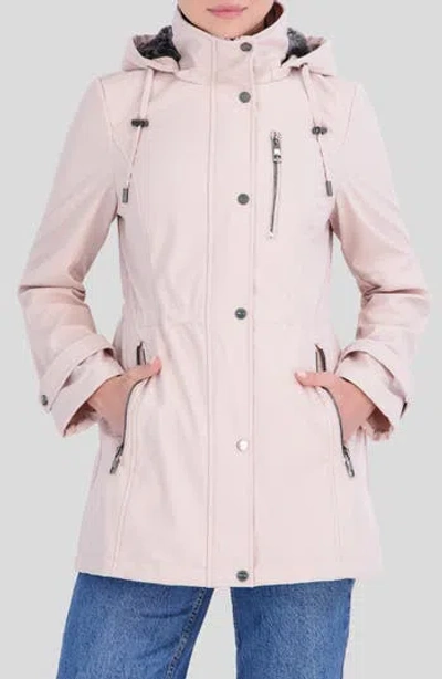 Nautica Water Resistant Softshell Jacket In Pink