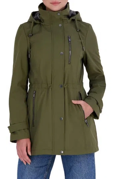 Nautica Water Resistant Softshell Jacket In Green