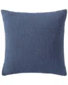 Nautica Wave Texture Decorative Pillow In Blue