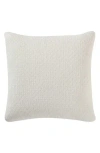 Nautica Wave Texture Square Accent Pillow In Deck White