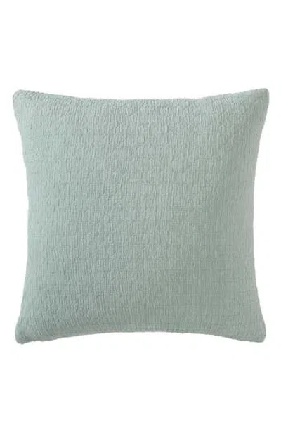 Nautica Wave Texture Square Accent Pillow In Dusted Aqua