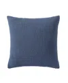 Nautica Wave Texture Square Accent Pillow In Captains Blue