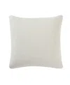 Nautica Wave Texture White Decorative Pillow In Deck White
