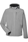 Nautica Wavestorm Hooded Soft Shell Jacket In Gray