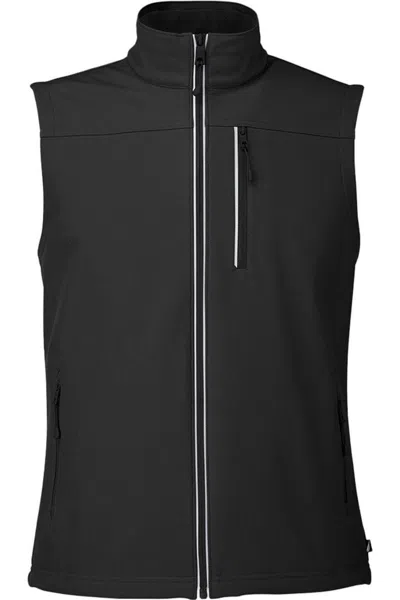 Nautica Wavestorm Soft Shell Vest In Black