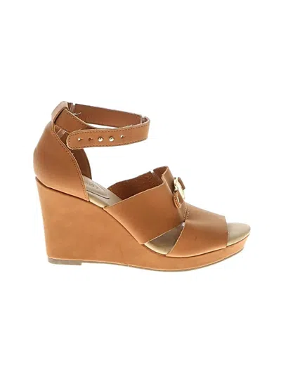 Pre-owned Nautica Wedges In Brown