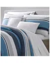 Nautica Westport Navy Comforter/sham Bonus Set