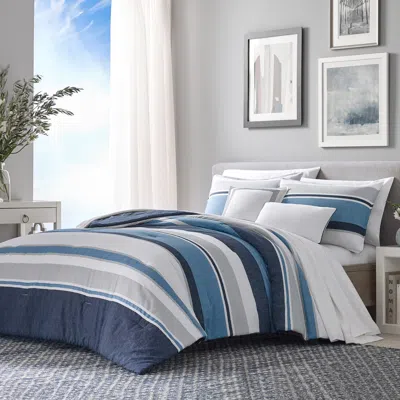 Nautica Westport Navy King Comforter-sham Bonus Set In Multi