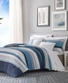 Nautica Westport Navy King Comforter-sham Bonus Set In Navy