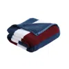 Nautica Wilton Navy Throw Blanket