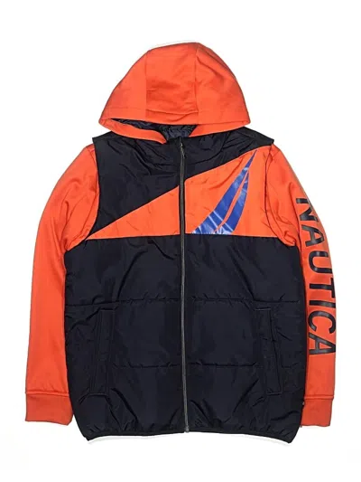 Pre-owned Nautica Kids' Windbreaker Jacket In Orange