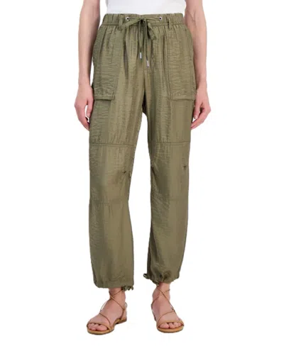 Nautica Women's Relaxed Straight-leg Drawstring Pants In Green