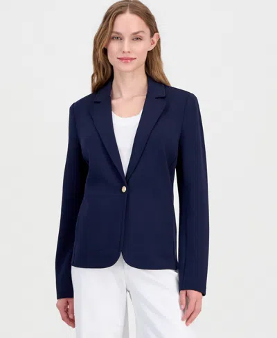 Nautica Women's Single-button Blazer In Blue