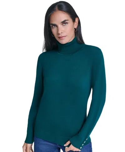Nautica Women's Solid Long-sleeve Turtleneck Sweater In Multi