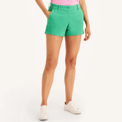Nautica Womens 4" Deck Short In Blue