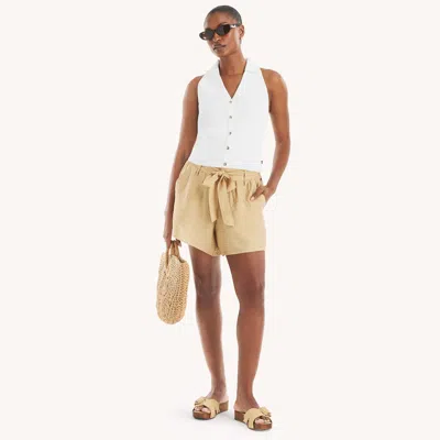 Nautica Womens 5" Belted Short