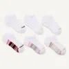 Nautica Womens Athletic Low Cut Socks, 6-pack In Multi