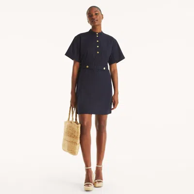 Nautica Womens Belted Dress In Multi