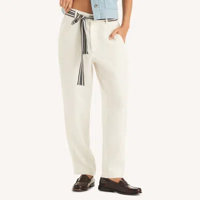 Nautica Womens Belted Trouser In Black