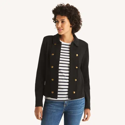 Nautica Womens Captain's Jacket In Black