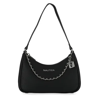 Nautica Womens Chain Baguette Bag In Multi