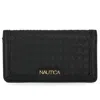 Nautica Womens Clutch Wallet In Multi
