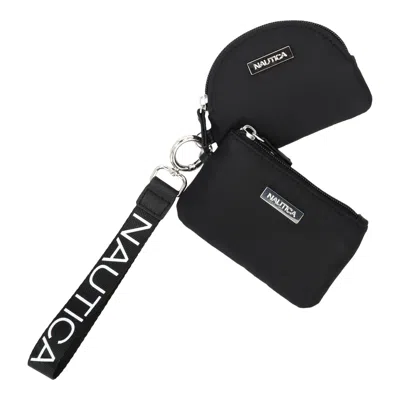Nautica Womens Coin Wristlet In Multi
