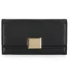 Nautica Womens Flap Wallet In Black