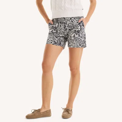 Nautica Womens Floral Printed Short In Multi