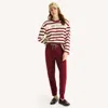 Nautica Womens French Terry Jogger In Multi
