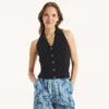 Nautica Womens Halter Sweater Polo
