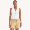Nautica Womens Halter Sweater Polo
