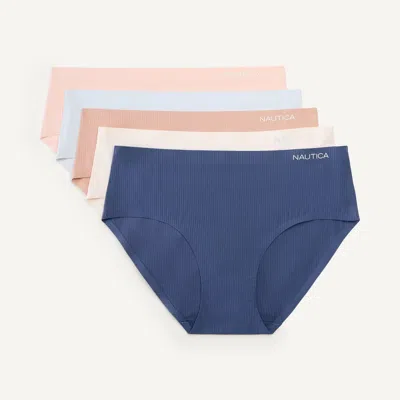 Nautica Womens Hipster Brief, 5-pack In Multi