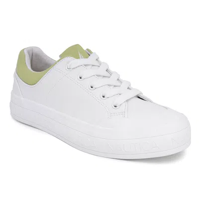 Nautica Womens Lace-up Sneaker In Multi