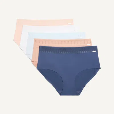 Nautica Womens Laser Brief, 5-pack In Multi
