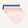 Nautica Womens Micro Hipster Brief, 5-pack In Multi