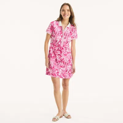 Nautica Womens Printed Deck Polo Dress