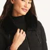Nautica Womens Puffer Jacket In Black