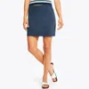 Nautica Womens Pull-on Denim Skort In Multi