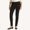 Nautica Womens Pull-on Ponte Trouser In Black